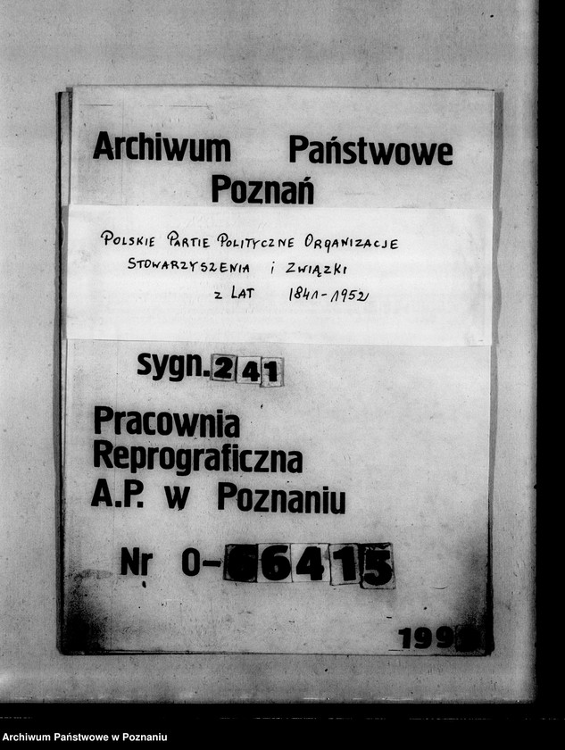 Obraz 1 z jednostki "Protokoły zebrań zarządu oddziału, brudnopisy, wycinki prasowe, m.in. dotyczące uczczenia 100 rocznicy śmierci Balzaka"
