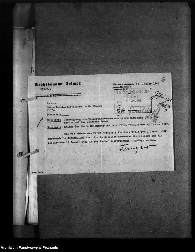 Obraz 10 z jednostki "Przejmowanie gruntów na rzecz Trzeciej Rzeszy"