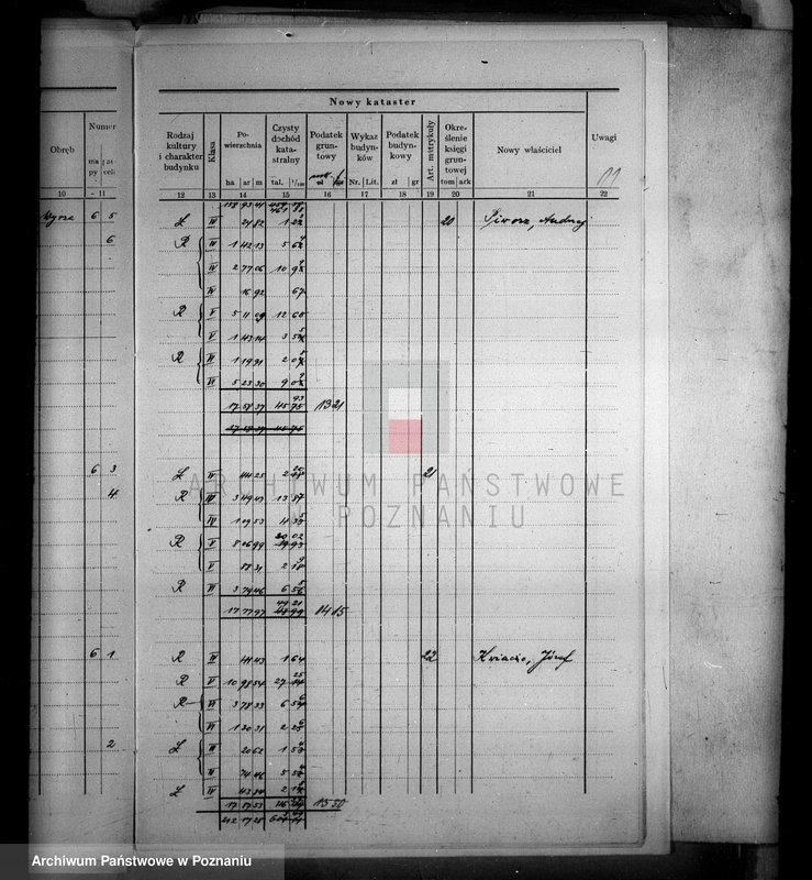 Obraz 15 z jednostki "Ostateczny rejestr pomiarowy majątku Wyrza powiatu wyrzyskiego"