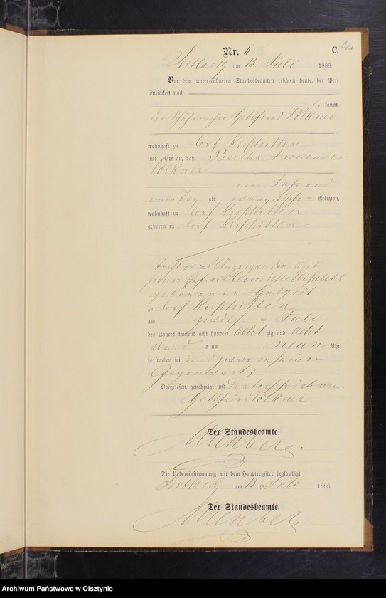 image.from.unit.number "Sterbe-Neben-Register Nr 1 - 19"