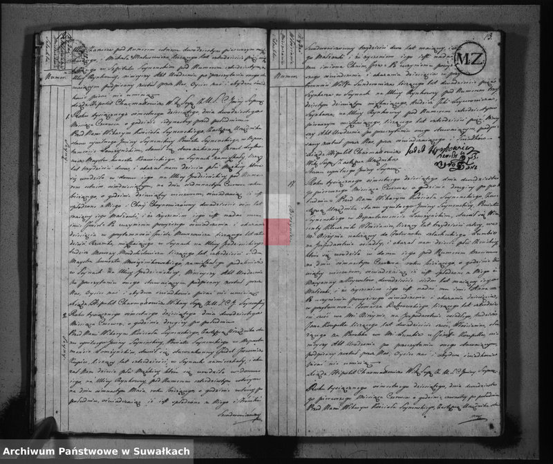 image.from.unit.number "Akta stanu cywilnego urodzonych w gminie seyneńskiey od 1-go maja 1810 roku"