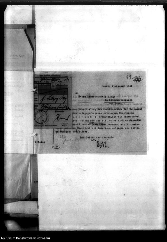 Obraz 15 z jednostki "Poszukiwanie kapitana B. Kruszyńskiego w celu ukarania go za rzekome wystąpienia przeciw Niemcom"