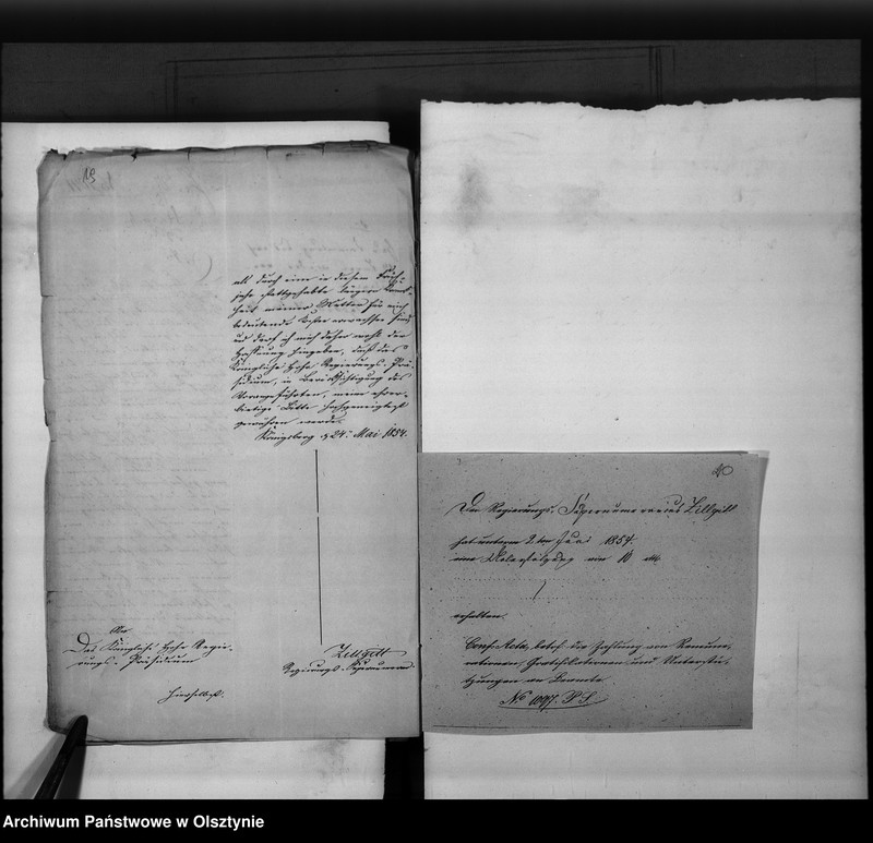 image.from.unit.number "Anstellung des Bezirks-Feldwebels Zillgitt [Friedrich August]"