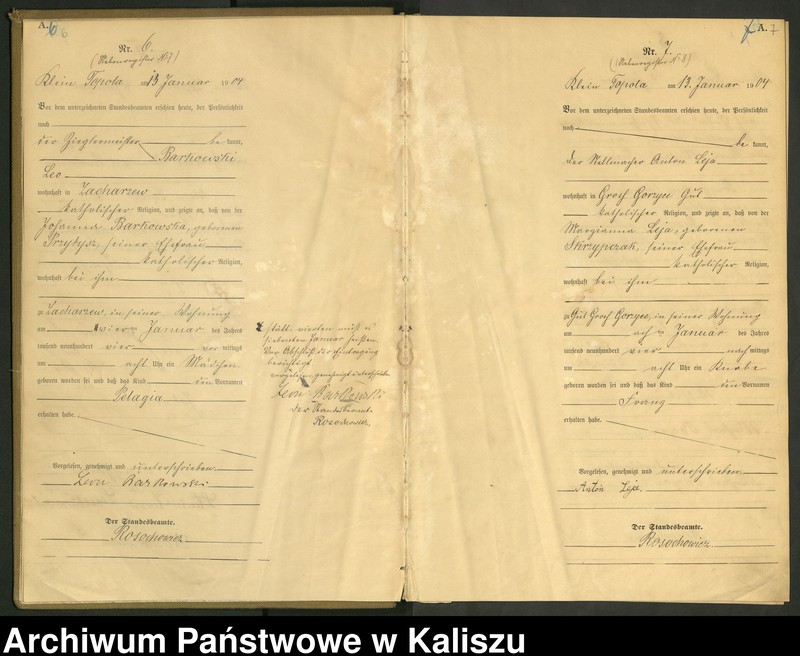 Obraz 7 z jednostki "[Księga urodzeń]"