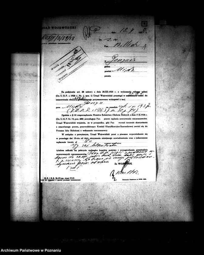 Obraz 6 z jednostki "Operat szacunkowy majątku Gorzyń powiatu międzychodzkiego"