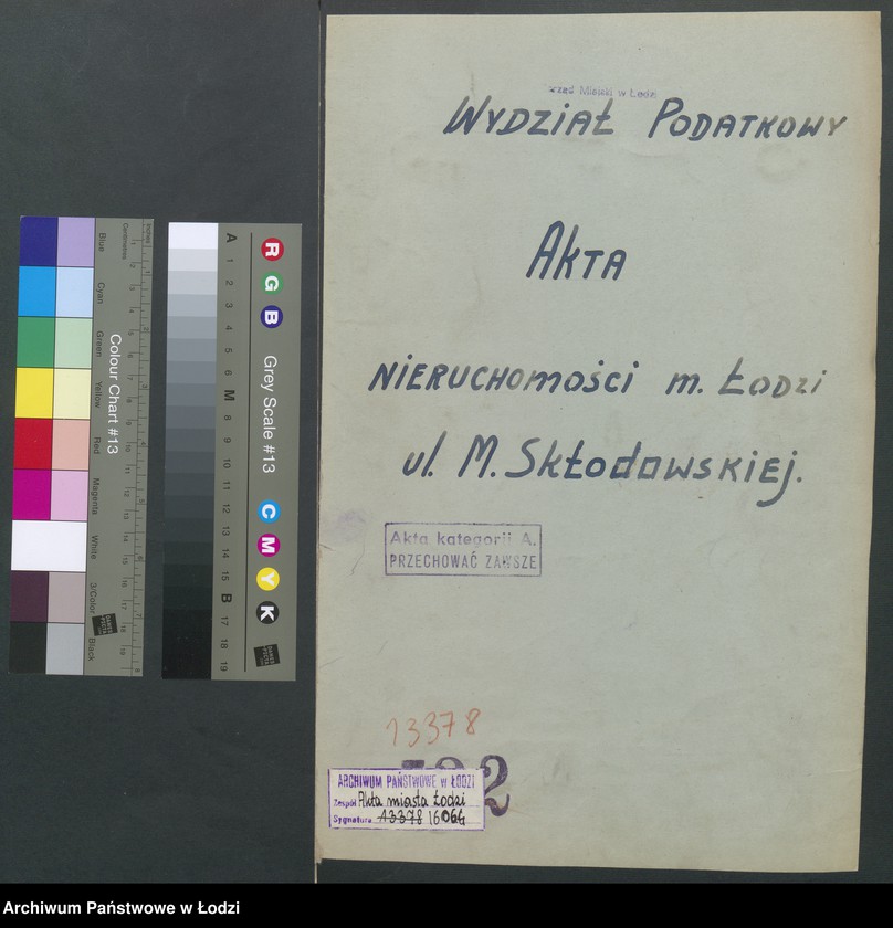 image.from.unit.number "Księga inwentarzowa nieruchomości m. Łodzi ul. Skłodowskiej"