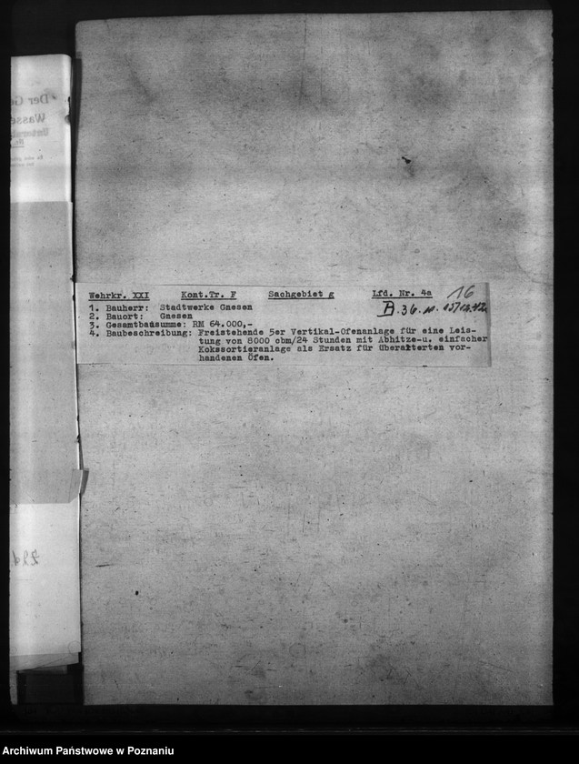 Obraz 20 z jednostki "Gaswerk - Gnesen (Gniezno)"