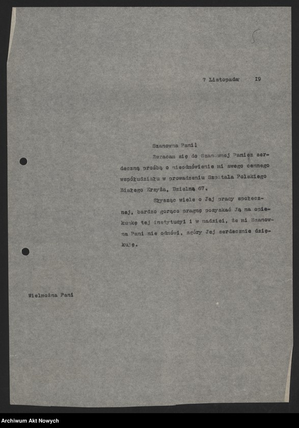 image.from.unit.number "Szpital Polskiego Białego Krzyża im. H. Paderewskiej: zapotrzebowania, pokwitowania"