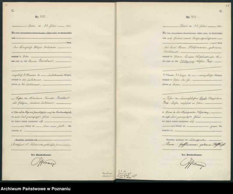 Obraz 20 z jednostki "Księga miejscowa zgonów tom II [Rejestr główny zgonów]"