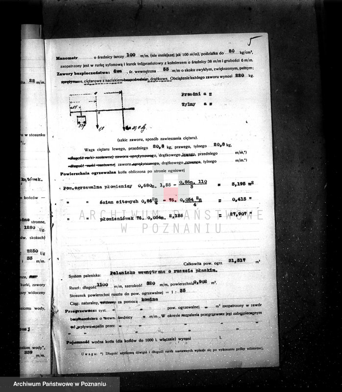 Obraz 9 z jednostki "Młyn parowy w Prusach pow. jarociński nr woj. kotła 6423"