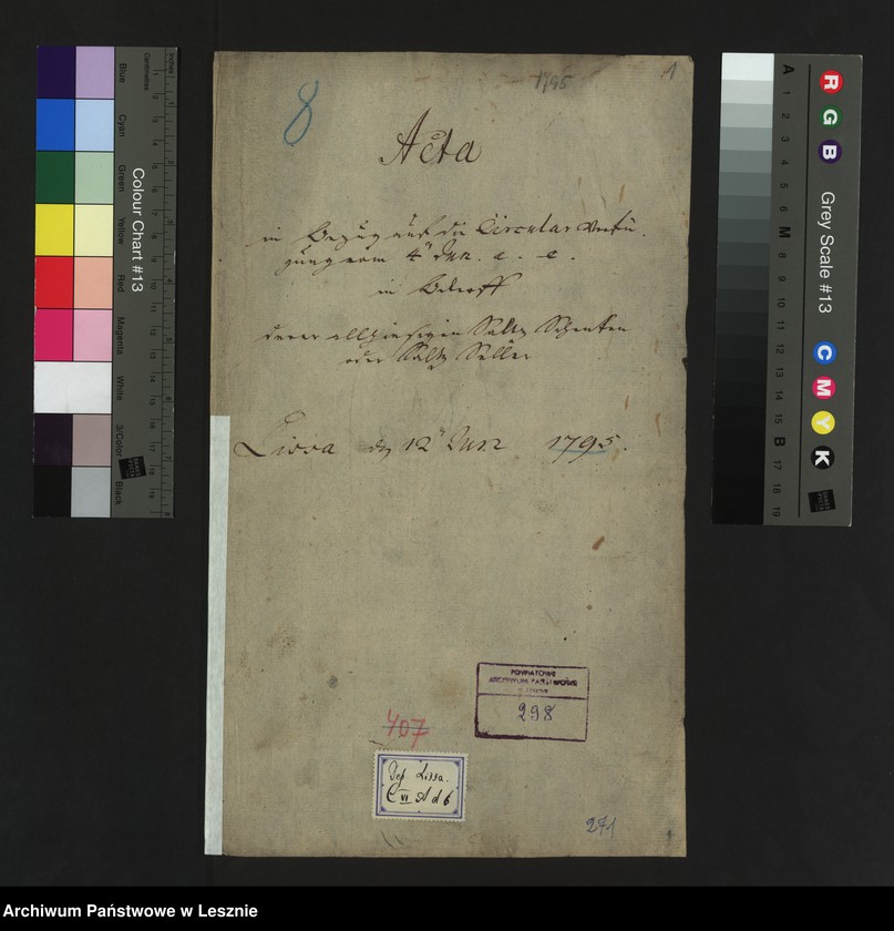 Obraz 3 z jednostki "[Akta in Bezug auf die Zirkularverfügung vom 4 Juni in Betreff der allhiesigen Salzschenken oder Salzseller]"