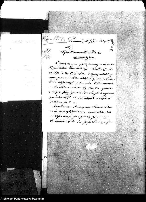 Obraz 6 z jednostki "[Subwencje państwowe na budowę dróg w celu zatrudniania bezrobotnych pow. Świecie]"