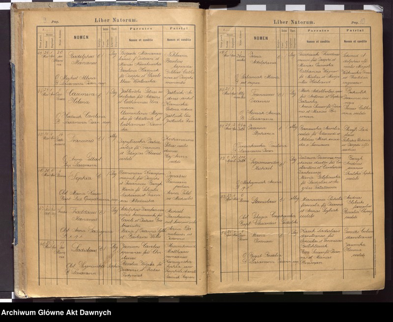 image.from.unit.number "Parafia: Lwów, par. św. Marcina. Dekanat: Lwów. Księga metrykalna urodzeń, ślubów i zgonów dla parafii miejskiej i przedmieść: Zamarstynów i Zniesienie."