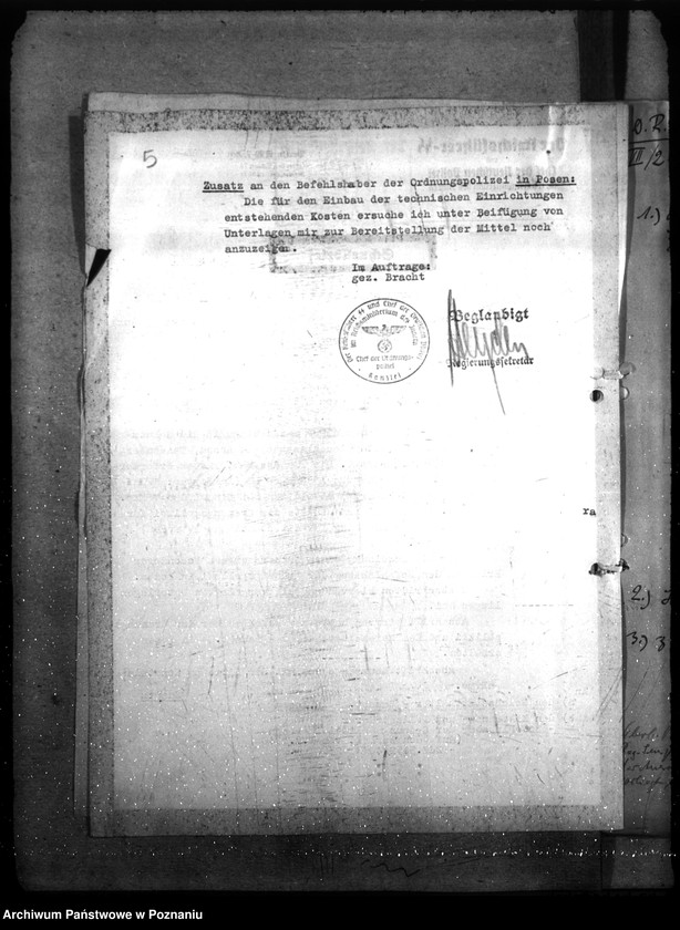 Obraz 10 z jednostki "Nachrichtenanlage - Polizeileitfunkstelle Posen, Tannenbergstr."