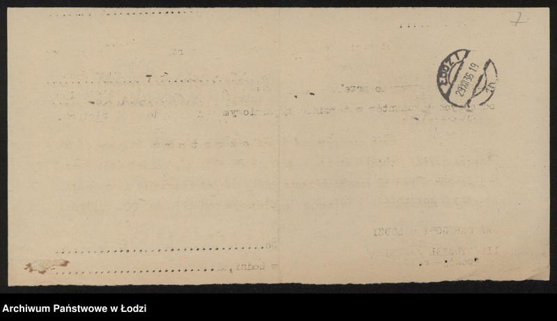 Obraz 9 z jednostki "Jankiel Weksler – sprzedaż bawełnianych wyrobów"