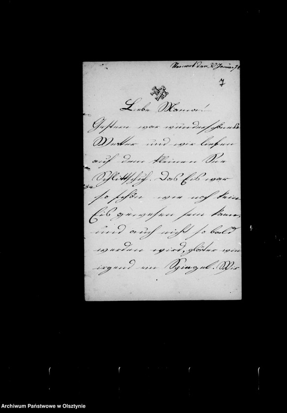 image.from.unit.number "/Agnes Gfin Schwerin geb. Lehndorff an ihre Mutter Anna Gfin geb. Hahn/"