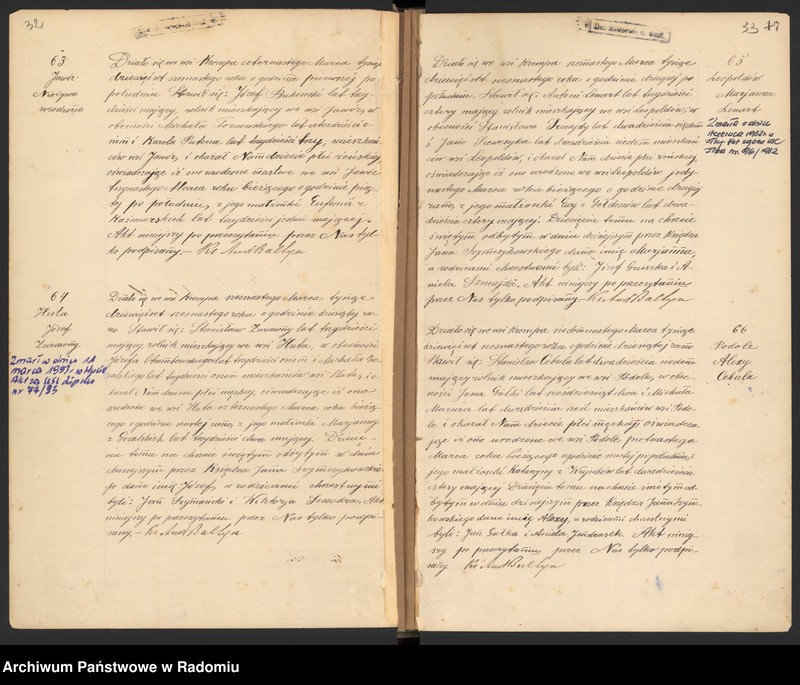 image.from.unit.number "[Duplikat akt urodzonych, zaślubionych i zmarłych parafii Krępa za 1916 r.]"