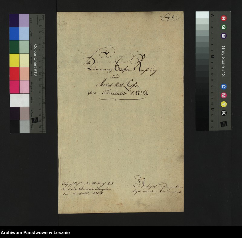 Obraz 4 z jednostki "[Kämmereikassenechnung der Mediatstadt Lissa]"