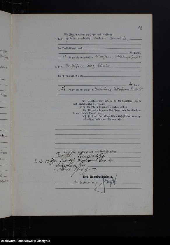 image.from.unit.number "Heirats-Haupt-Register Tom I, Nr 1 - 16"