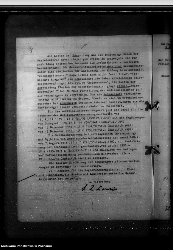 Obraz 8 z jednostki "Zahlenmässige Übersichten über das Medizinalpersonal. Ausbildung der Desinfektoren."