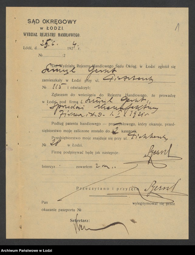 Obraz 3 z jednostki "Szmul Gerszt- sprzedaż manufaktury"