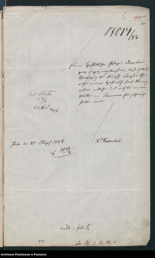 Obraz 9 z jednostki "A. betr. Familie von Koszutski"