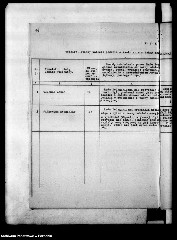 Obraz 14 z jednostki "Państwowe Liceum i Gimnazjum- Szamotuły [spis abiturientów]"