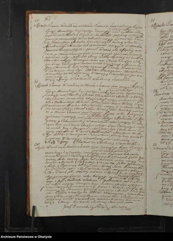 image.from.unit.number "Akta Urodzenia, Zeyscia y Małżeństw Gminy Janowskiey Powiatu Przasnyskiego Gubernij Płockiey 1839"