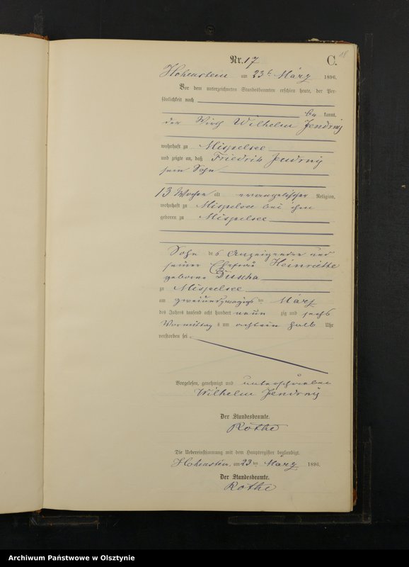 image.from.unit.number "Sterbe-Neben-Register Nr 1 - 77"