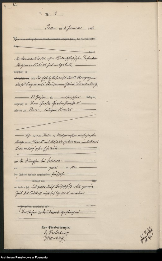 Obraz 6 z jednostki "Księga miejscowa zgonów tom I [Rejestr główny zgonów]"