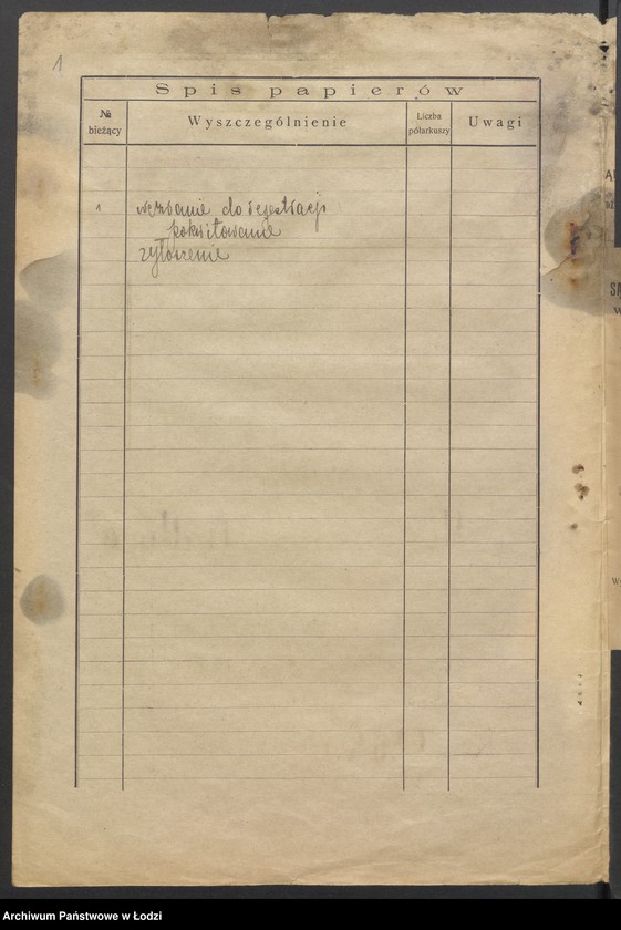 Obraz 3 z jednostki "Moszek Binen Zwilling - sprzedaż towarów manufakturowych"