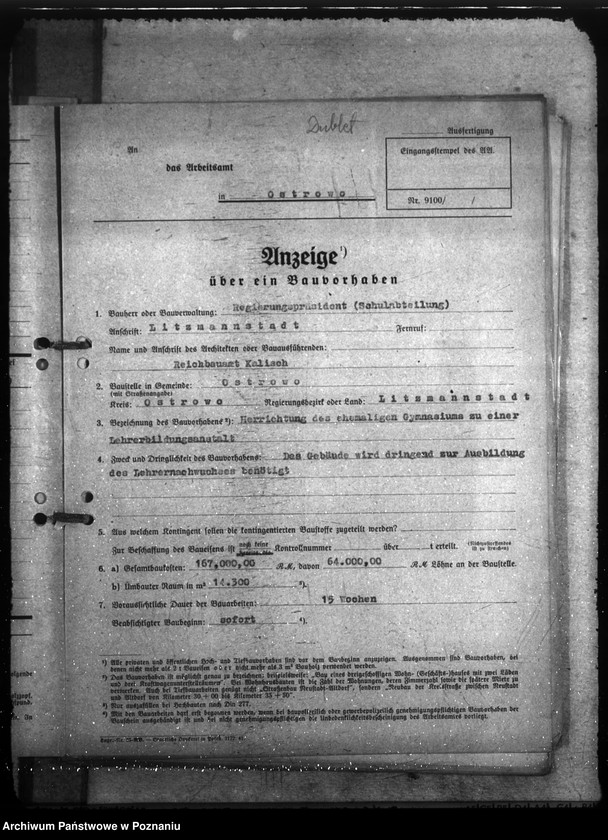 Obraz 7 z jednostki "Instandsetzung und Herrichtung der Gebäde für Lehranstalten"