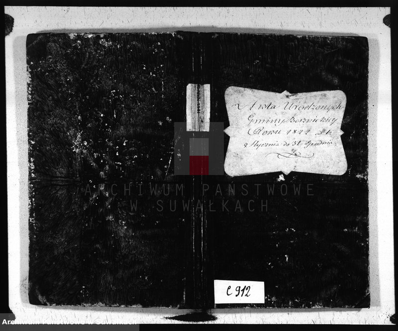 image.from.unit.number "Akta Urodzonych Gminy Berznickiey Roku 1822 od 1-o Stycznia do 31. Grudnia"