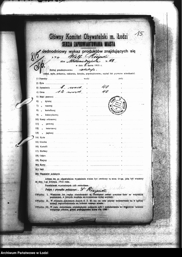 Obraz 18 z jednostki "Jednodniowy spis żywności"