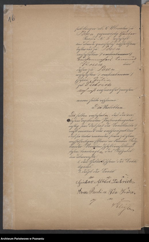 Obraz 18 z jednostki "Die von den Verlobten zum Aufgebot beigebrachten Urkunden pro 1877"