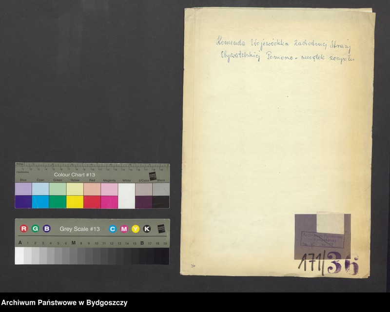 image.from.unit.number "Raporty Baonów do Komendy Powiatowej w Chojnicach o pracach oświatowych [wykładach i odczynach]"