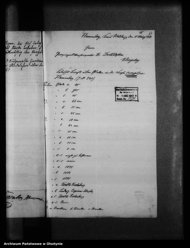 image.from.unit.number "Flammberg / Opalenietz /, evangelische Kirche"