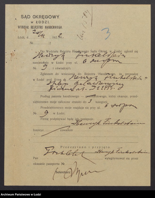 Obraz 5 z jednostki "Henryk Finkelstein – sklep galeneryjny"