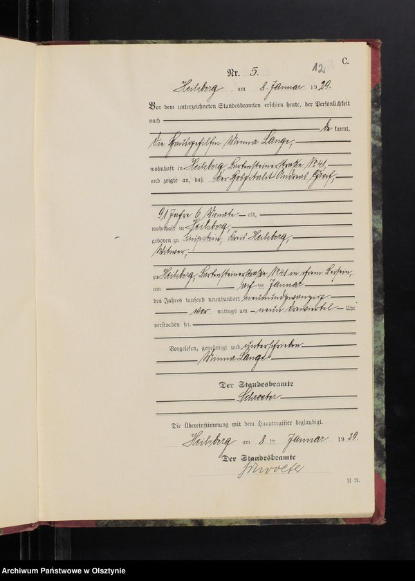 image.from.unit.number "Sterbe-Neben-Register Nr 1-146"