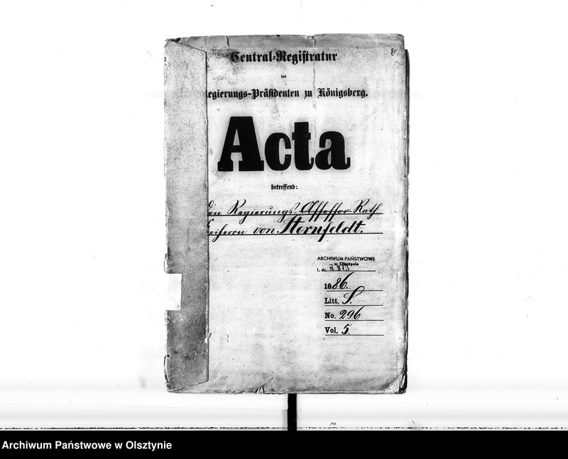 image.from.unit.number "Regierungs Rath Freiherrn von Sternfeldt [Wilhelm Friedrich George]"