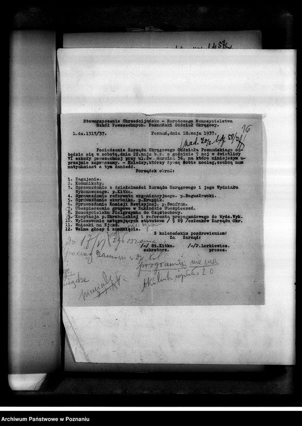 Obraz 20 z jednostki "Okólniki Zarządu Głównego i Okręgowego"