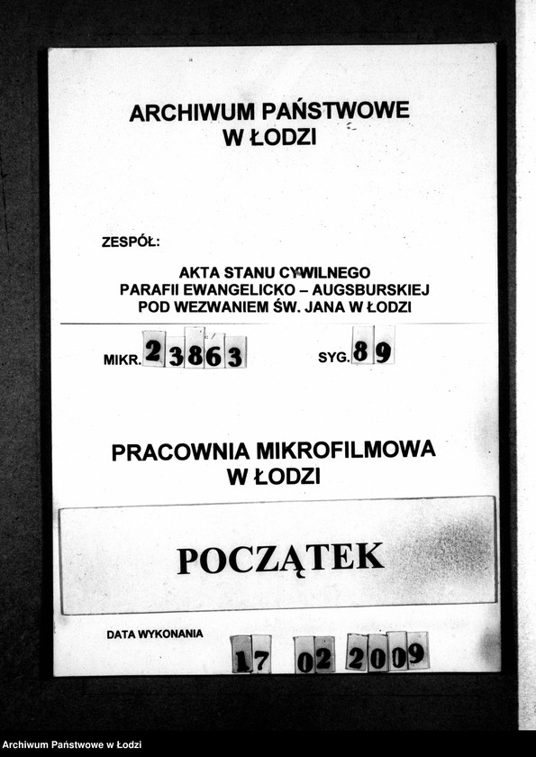 Obraz 2 z jednostki "Akta urodzeń "