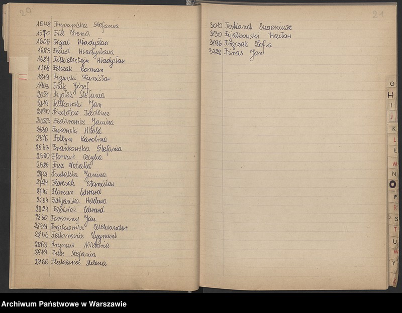 Obraz 17 z jednostki "Skorowidz do akt urodzeń"