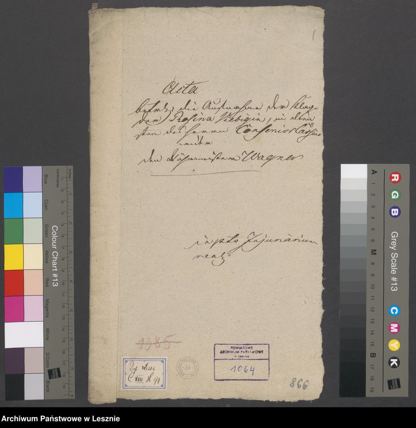 image.from.unit.number "[Die Aufnahme der Klage der Risina Viebigie gegen Röhrmeister Wagner]"