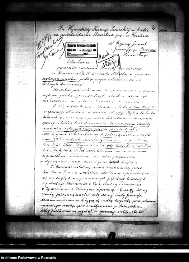 image.from.unit.number "Wykup gruntów dzierżawnych w osadzie Genowefa powiatu konińskiego"