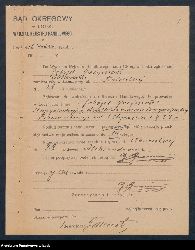 Obraz 3 z jednostki "Gabryel Grajman- sklep galanteryjny, dodatki do rowerów i muzyczne przybory"