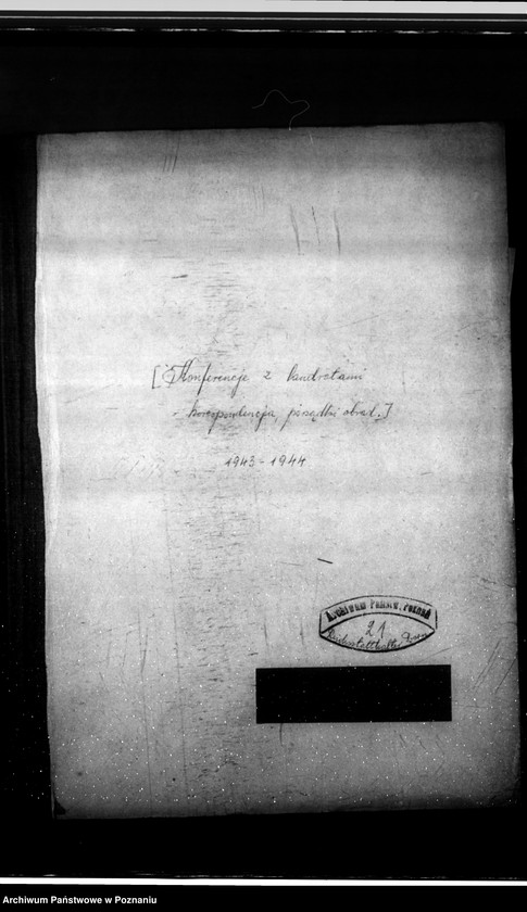 Obraz 4 z jednostki "Konferencje z landratami - korespondencja, porządki obrad"