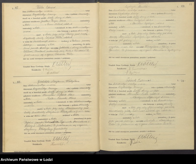 Obraz 20 z jednostki "Akta zgonów"