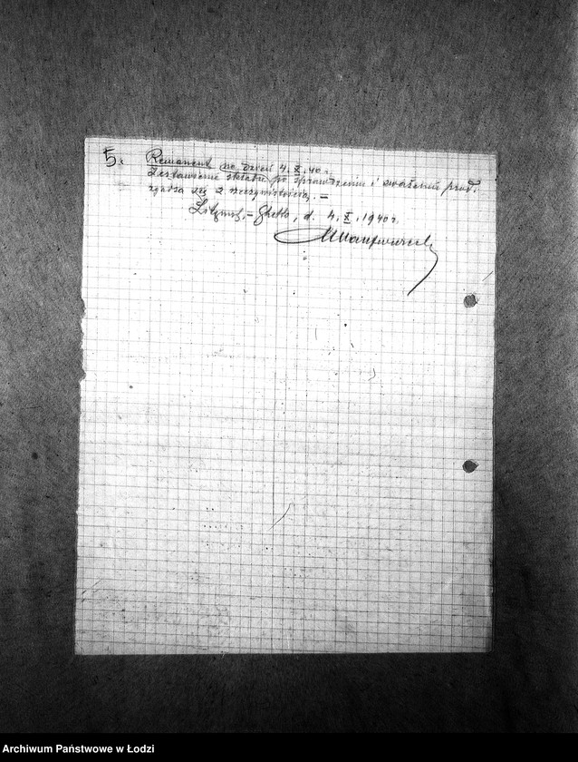 Obraz 8 z jednostki "[Kuchnia nr 139, ul. Wrocławska 6 (Lutomierska 41). Działalność kuchni, personel, konsumenci, kontrole]"