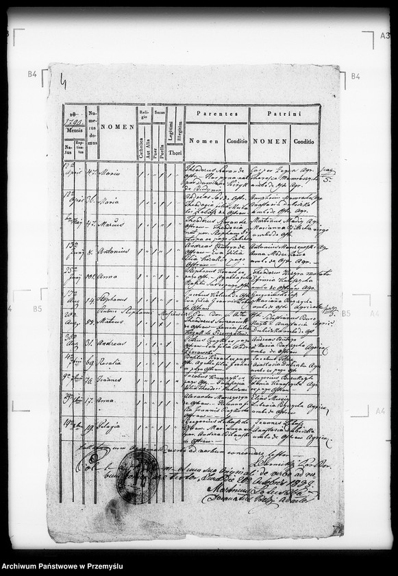 Obraz 8 z jednostki "[Kopie ksiąg metrykalnych parafii Boratyn z filią Ostrów (dekanat Bełz)]"